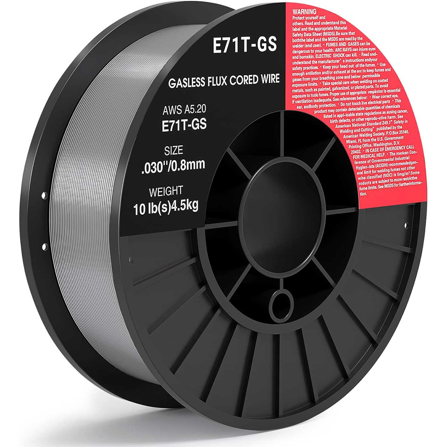 E71T-Gs E71T-GS Mild Carbon Steel .030-Inch Diameter 2-Pound,Flux Core Gasless MIG Wire, Welding Wire