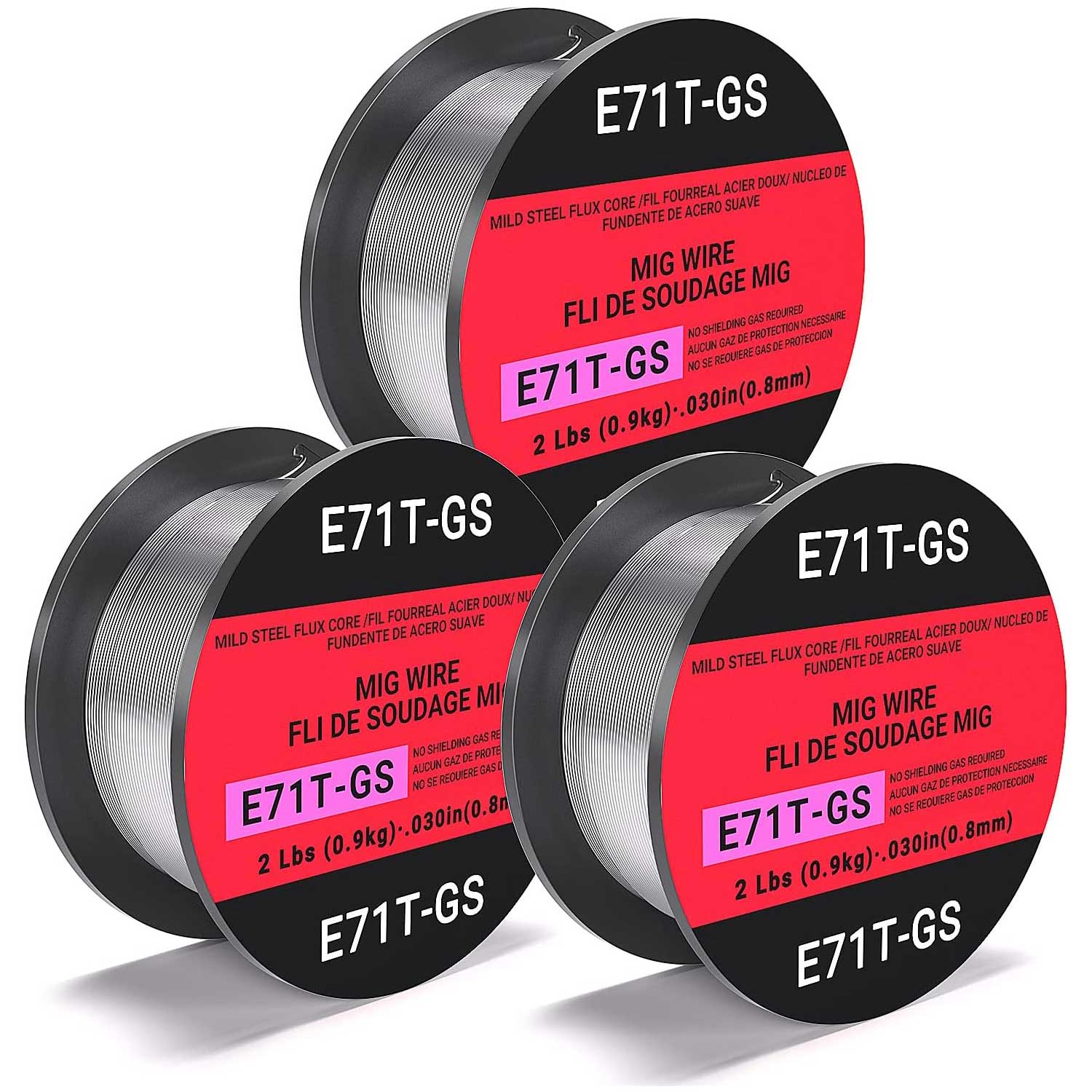 E71T-Gs Flux Core Gasless MIG Wire, E71T-GS Mild Carbon Steel Welding Wire